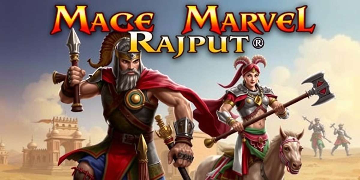 Mace Marvel Rajput Official Cover Mace Marvel Rajput game cover showing Rajput warriors in traditional armor with maces